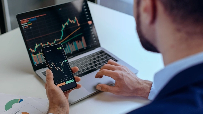 Panel de control de trading de Comercio Fundoriax